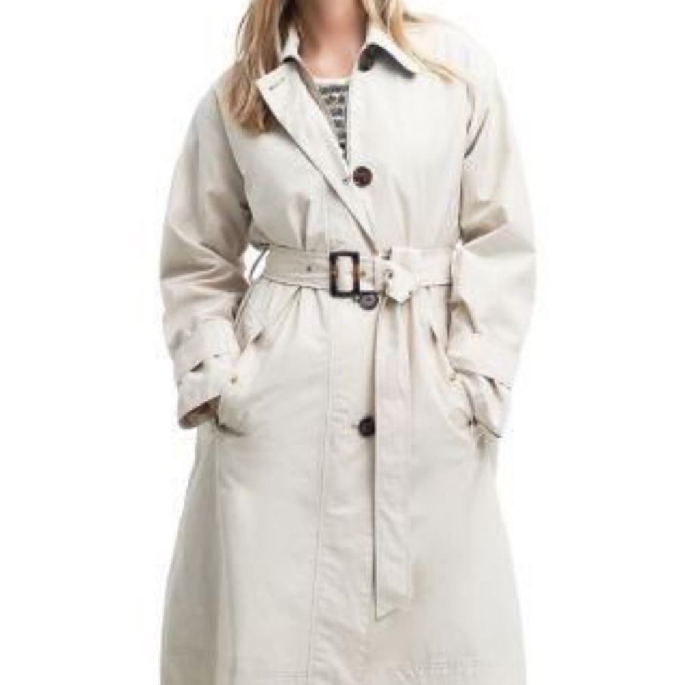 Barbour Women's Light Tan Trench Coat